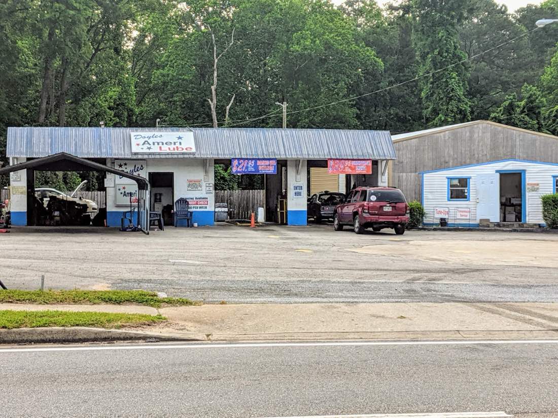Doyle's Amerilube auto repair shop in LaGrange, Georgia